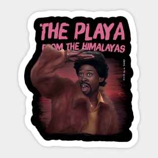 The Playa From The Himalayas Sticker